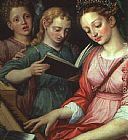 Cecilia Canvas Paintings - Saint Cecilia